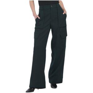 VINCE Wool Blend Brushed High Rise Easy Pants